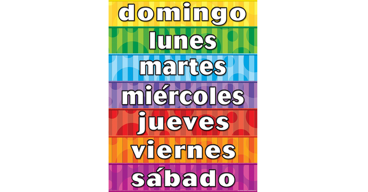 days-of-the-week-spanish-chart-tcr7692-teacher-created-resources