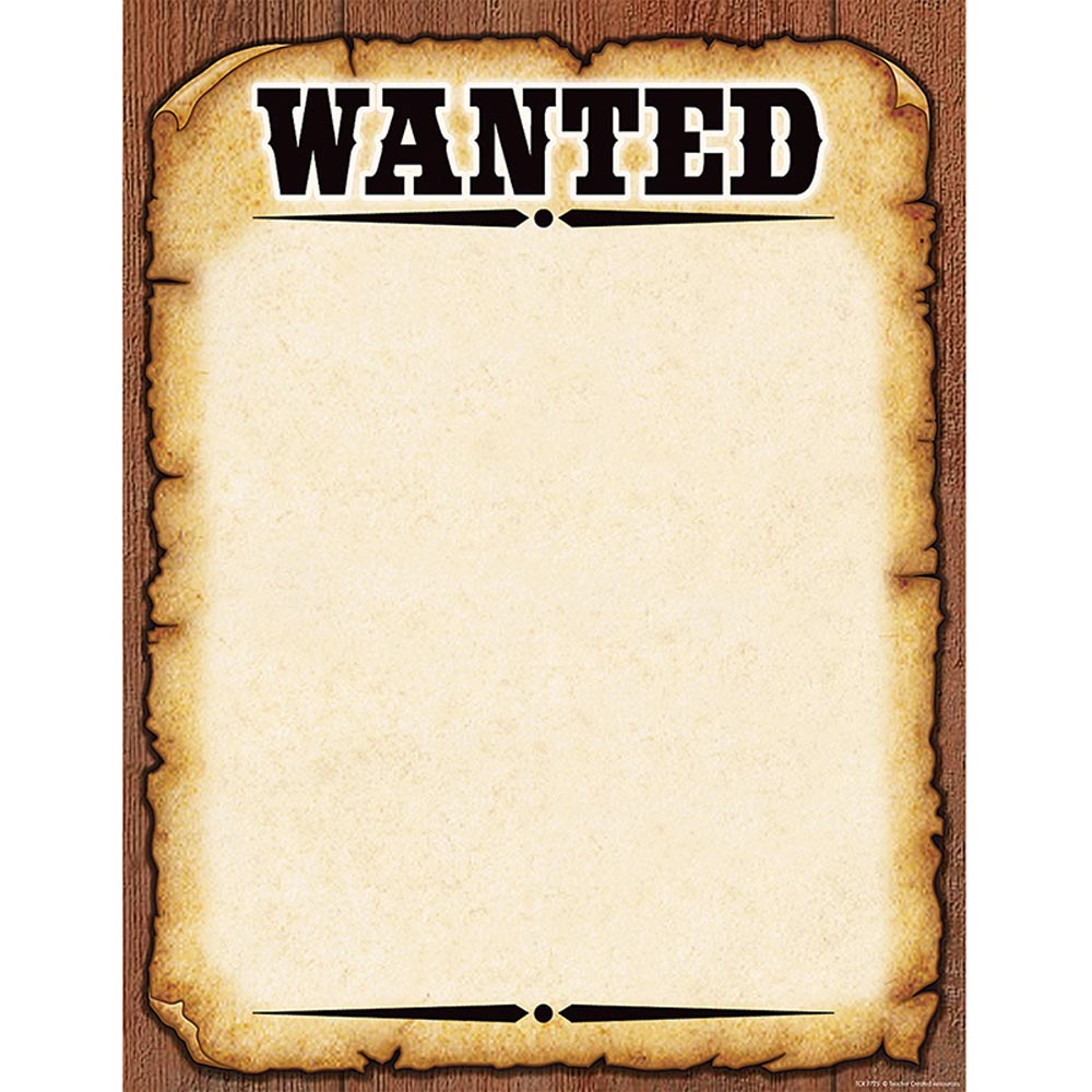Wanted Poster Microsoft Word Template