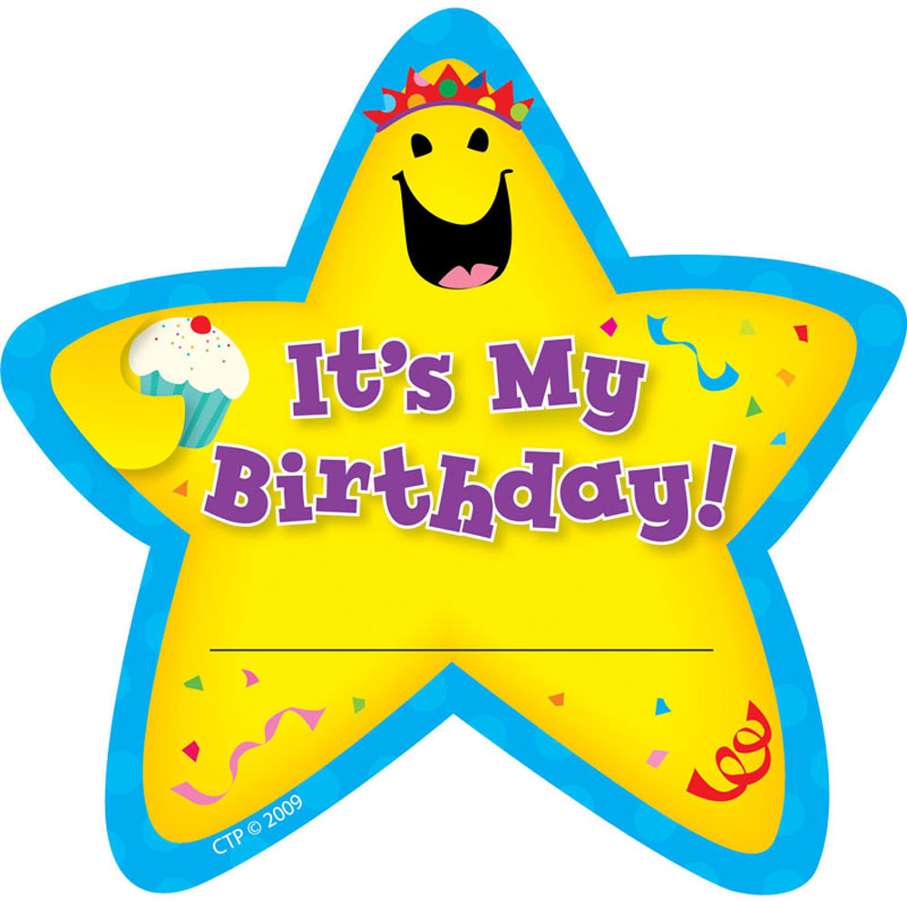 It's My Birthday! Star Badges - CTP1075 | Creative Teaching Press