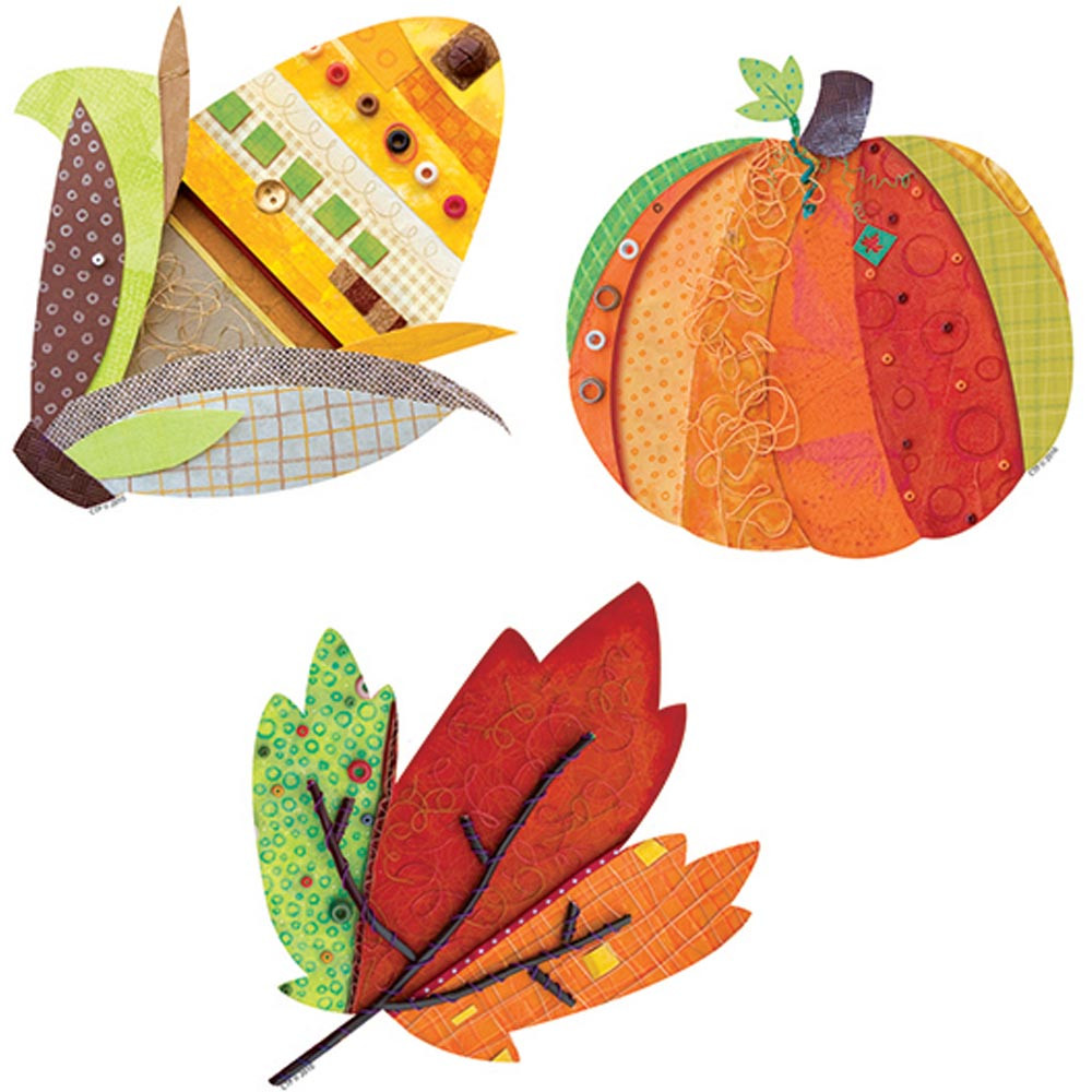 Autumn Harvest 6" Designer CutOuts CTP5956 Creative Teaching Press