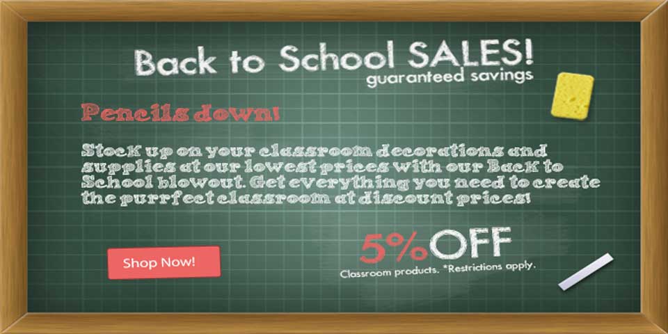 Back To School Supplies Sale