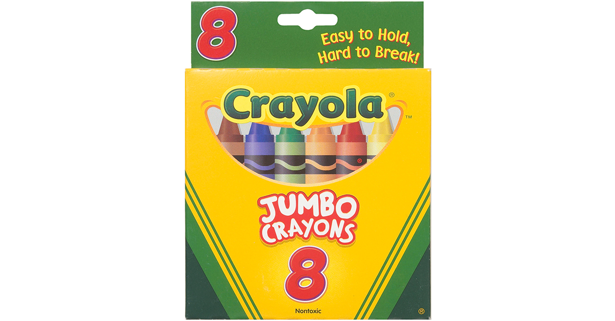 Crayons, Jumbo Size, 8 Count - BIN389, Crayola Llc