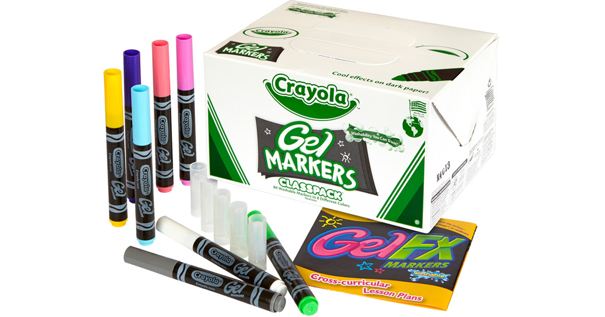 Crayola® Fabric Markers, Pack of 80
