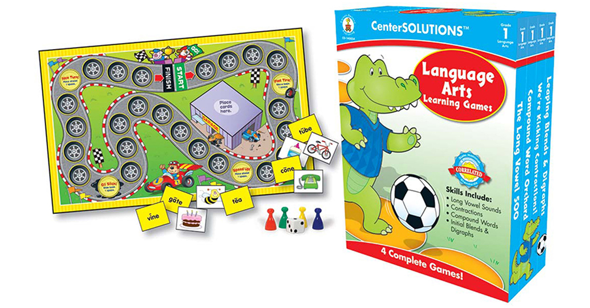 Language Arts Learning Games Grade 1 Cd 140054 Carson Dellosa 