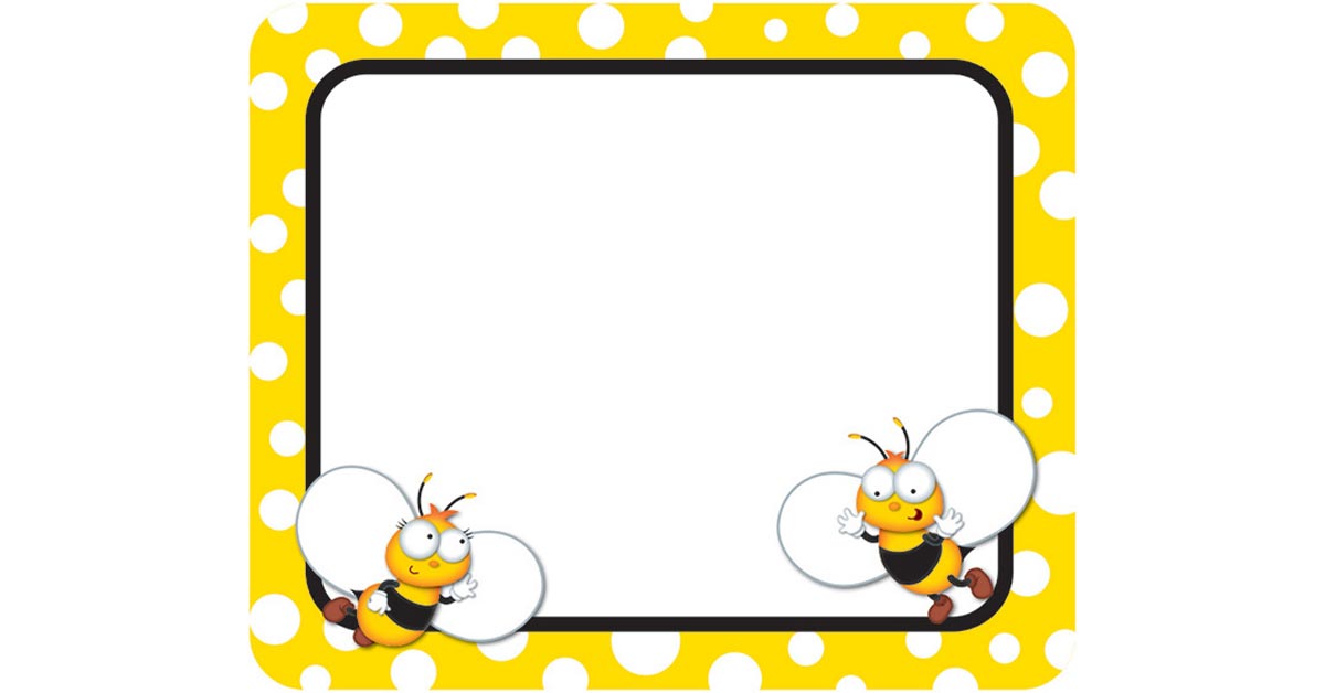 Buzz-Worthy Bees Name Tags, Pack of 40 - CD-150044 | Carson Dellosa ...
