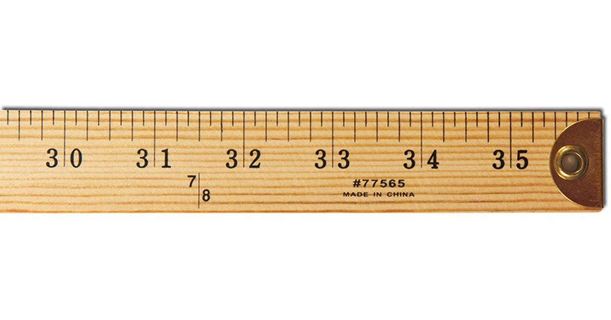 Wiueurtly Yardstick One Case Yard Stick Wooden Thick Measure Self Adhesive  Metric Stainless Steel Scale Ruler For T Track Router Table Saw Woodworking  Tool 
