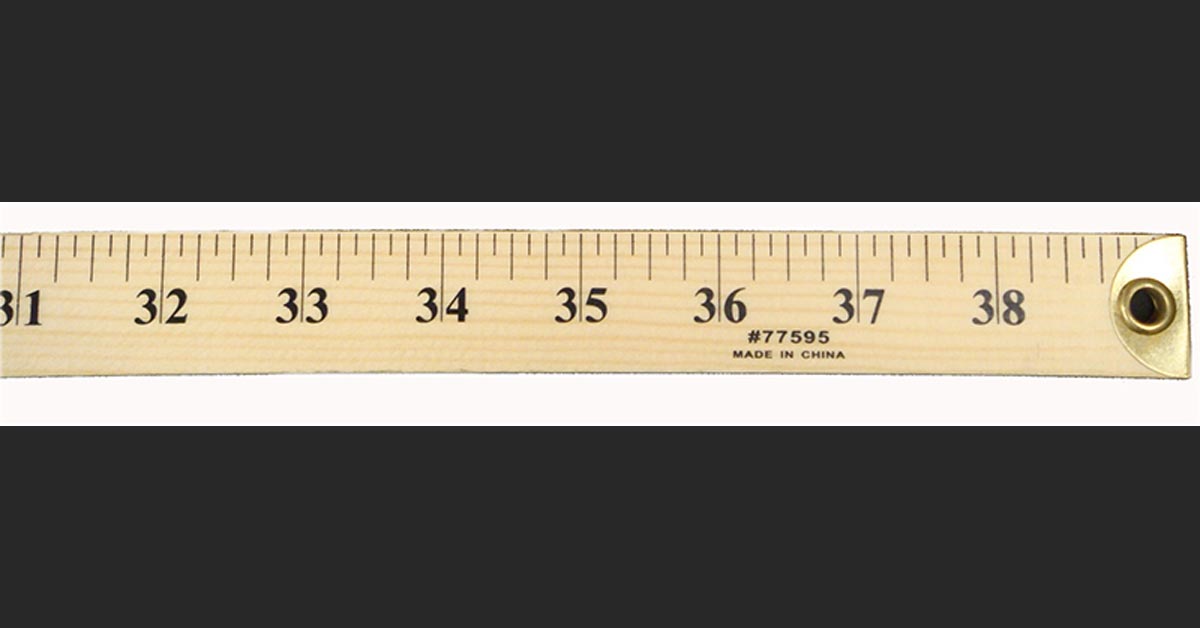 Wooden Meter Stick Ruler, Natural Wood, 36 Inches - CHL77590, Charles  Leonard