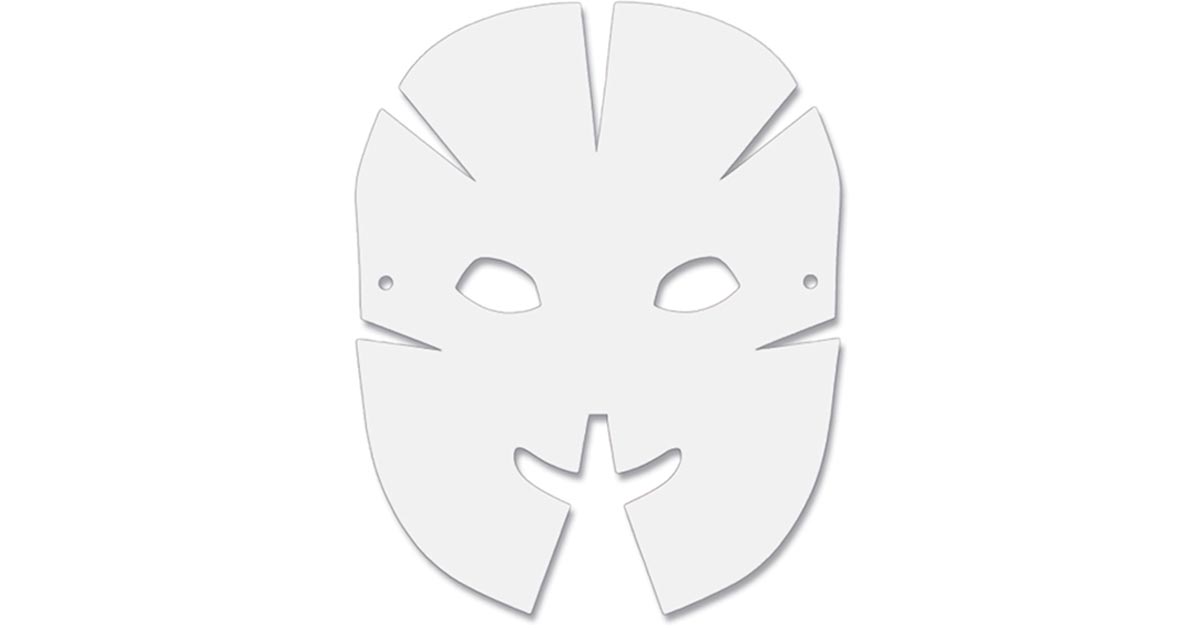 TeachersParadise - Creativity Street® Die-Cut Dimensional Paper Masks,  10-1/2 x 8-1/4, 40 Per Pack, 3 Packs - CK-4652-3