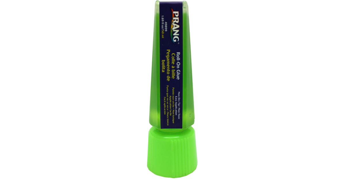 Prang Roll-On Liquid Glue, Green, 1.69 Oz., 1 Count