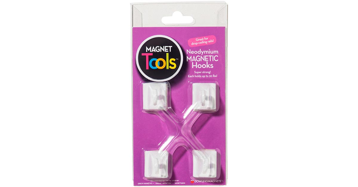 Magnet Tools Neodymium Magnetic Hooks - DO-735000, Dowling Magnets