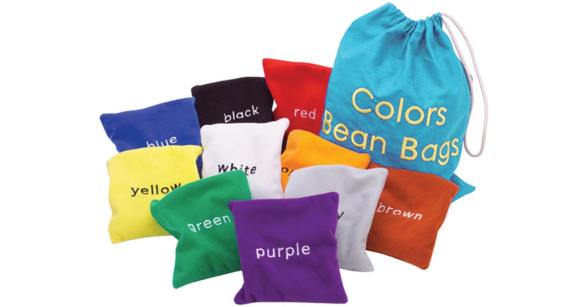 Colors Bean Bags - EI-3046 | Learning Resources | Bean Bags & Tossing ...