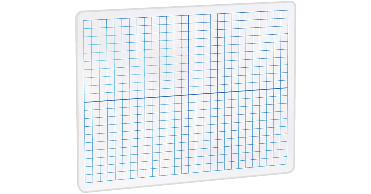 Blue Summit Supplies Graphing Dry Erase Sheets, 8 x 12, 30 Pack
