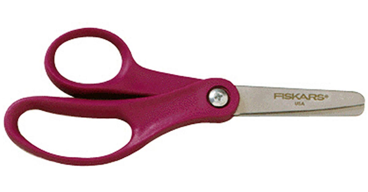 Adult Soft Handle 7 Pointed Scissors