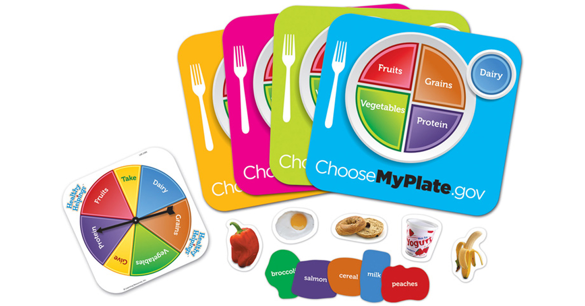 Healthy Helpings Myplate Game Ler2395 Learning Resources Science