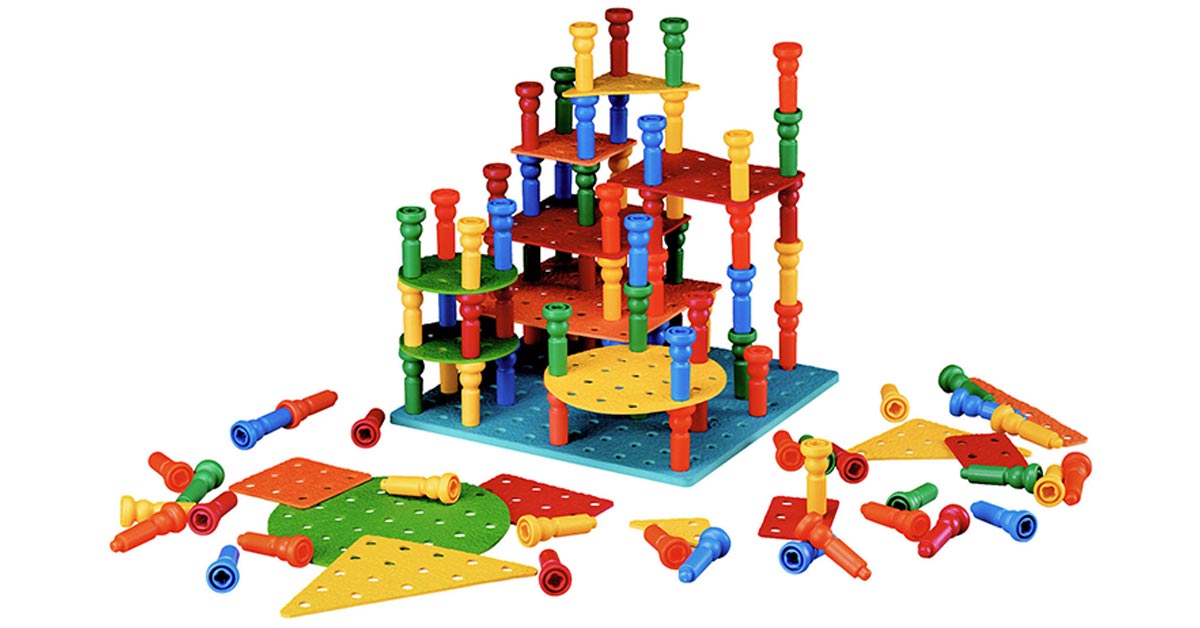 Lauri Tall Stacker Pegs Building Set 2450 for sale online