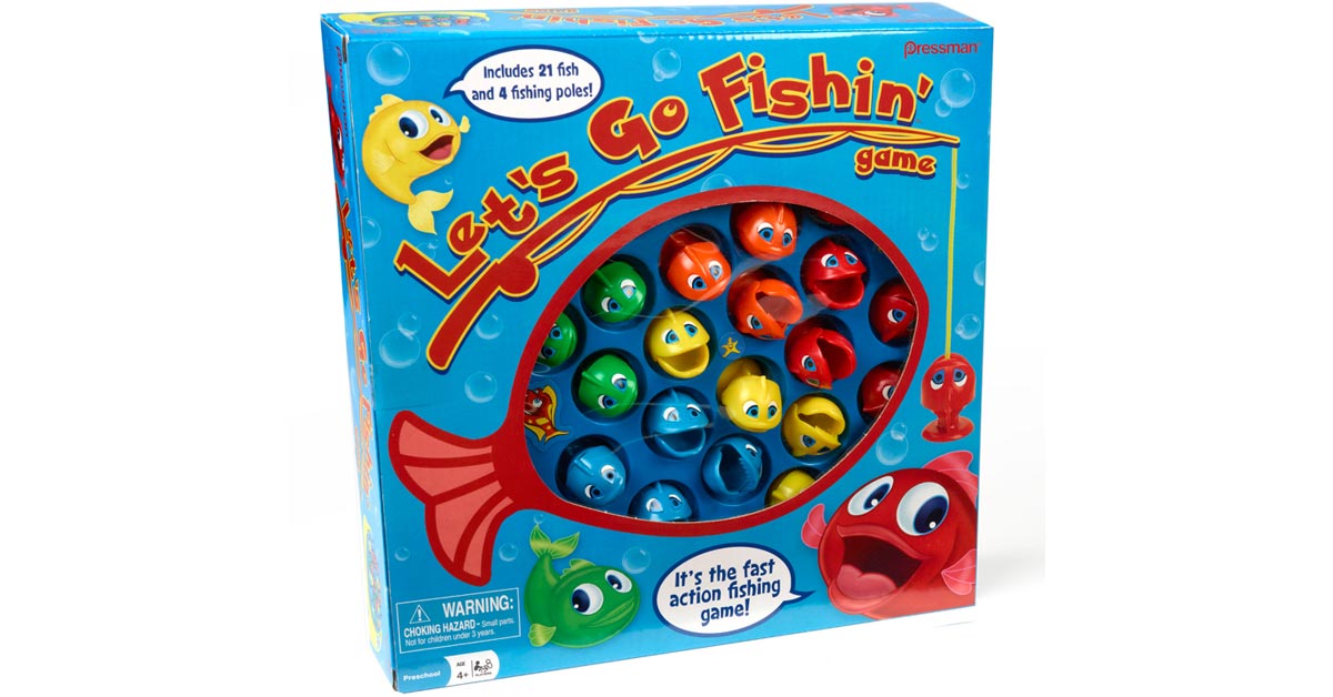 Let's Go Fishin' Game - PRE005506, Pressman Toys