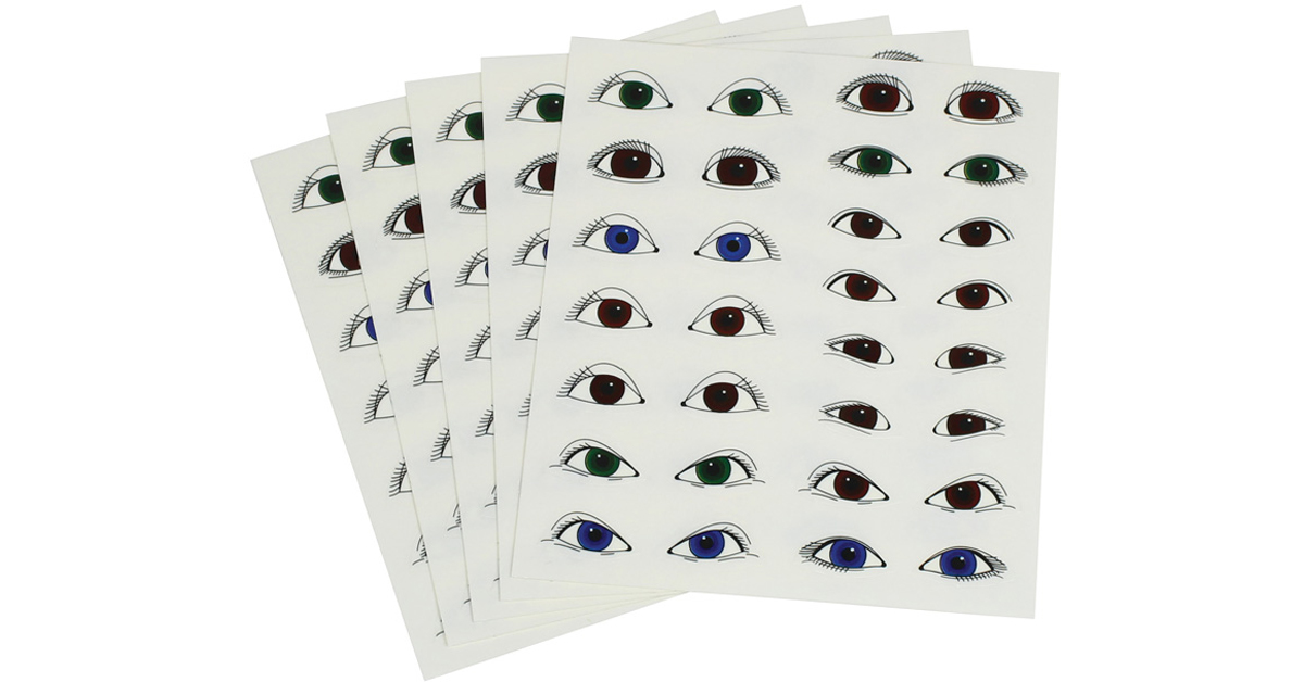 Roylco Large Eyeball Stickers, 150/pkg - R-3338, Roylco Inc.