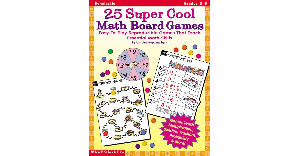 25 Super Cool Math Board Games Sc