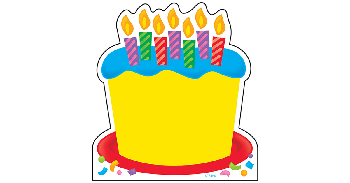 Birthday Cake Note Pad-Shaped, 50 Sheets - T-72032 | Trend Enterprises ...