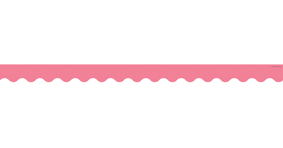 Light Pink Scalloped Border Trim - TCR2147 | Teacher Created Resources ...