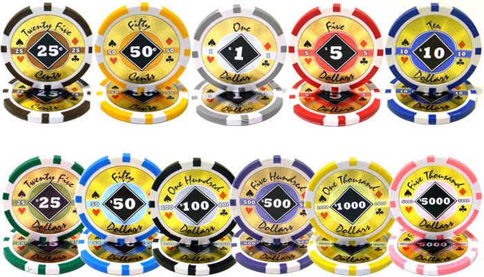 Black Diamond 14 Gram Poker Chips (25 Pack)