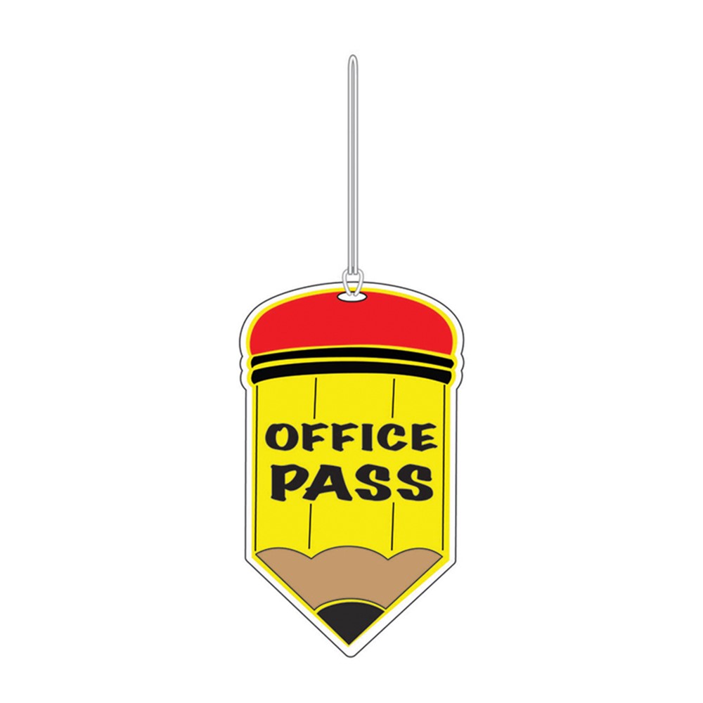Pencil Office Pass - ASH10379 | Ashley Productions | Hall Passes