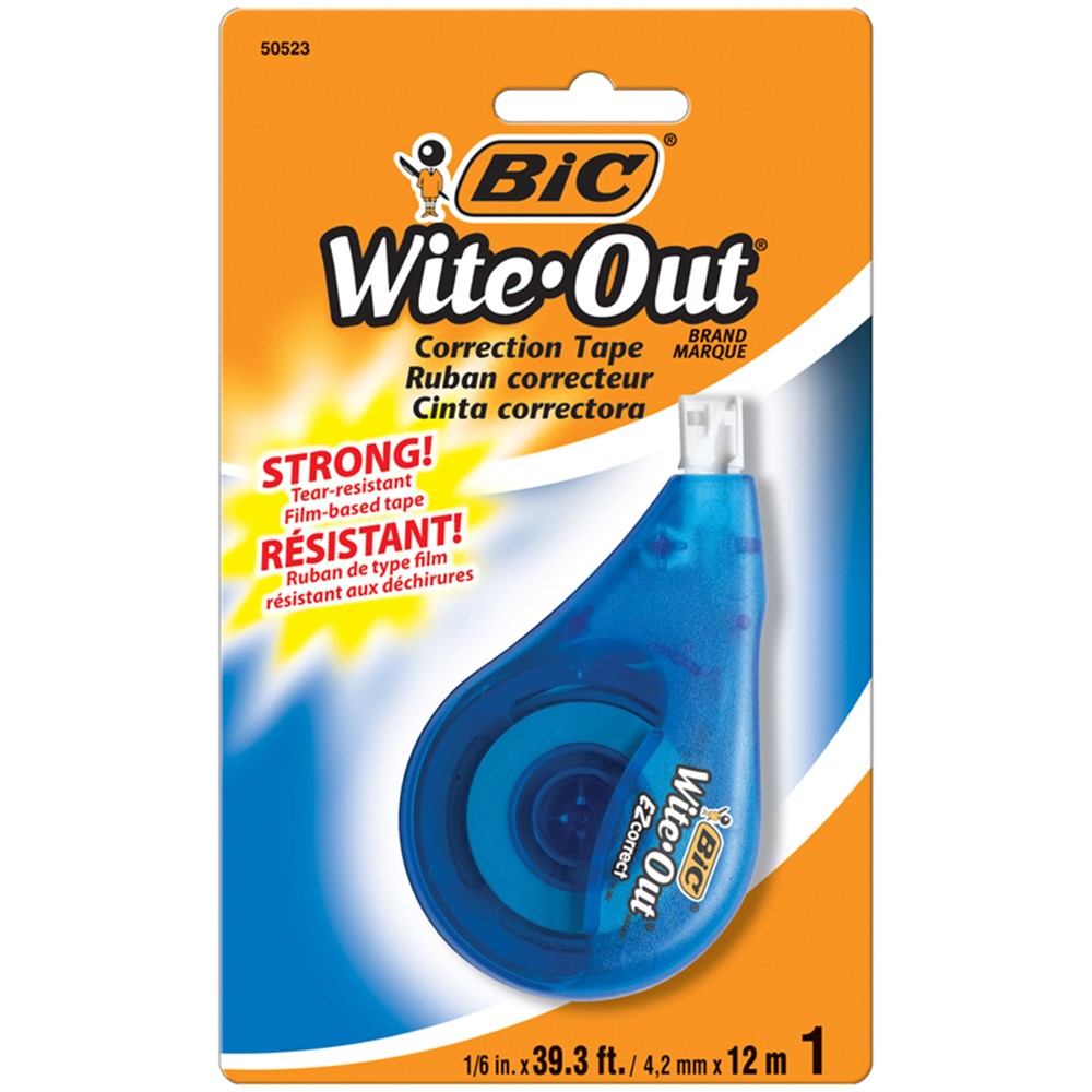 BIC Wite-Out Exact Liner Correction Tape, White (50743/WOELP11
