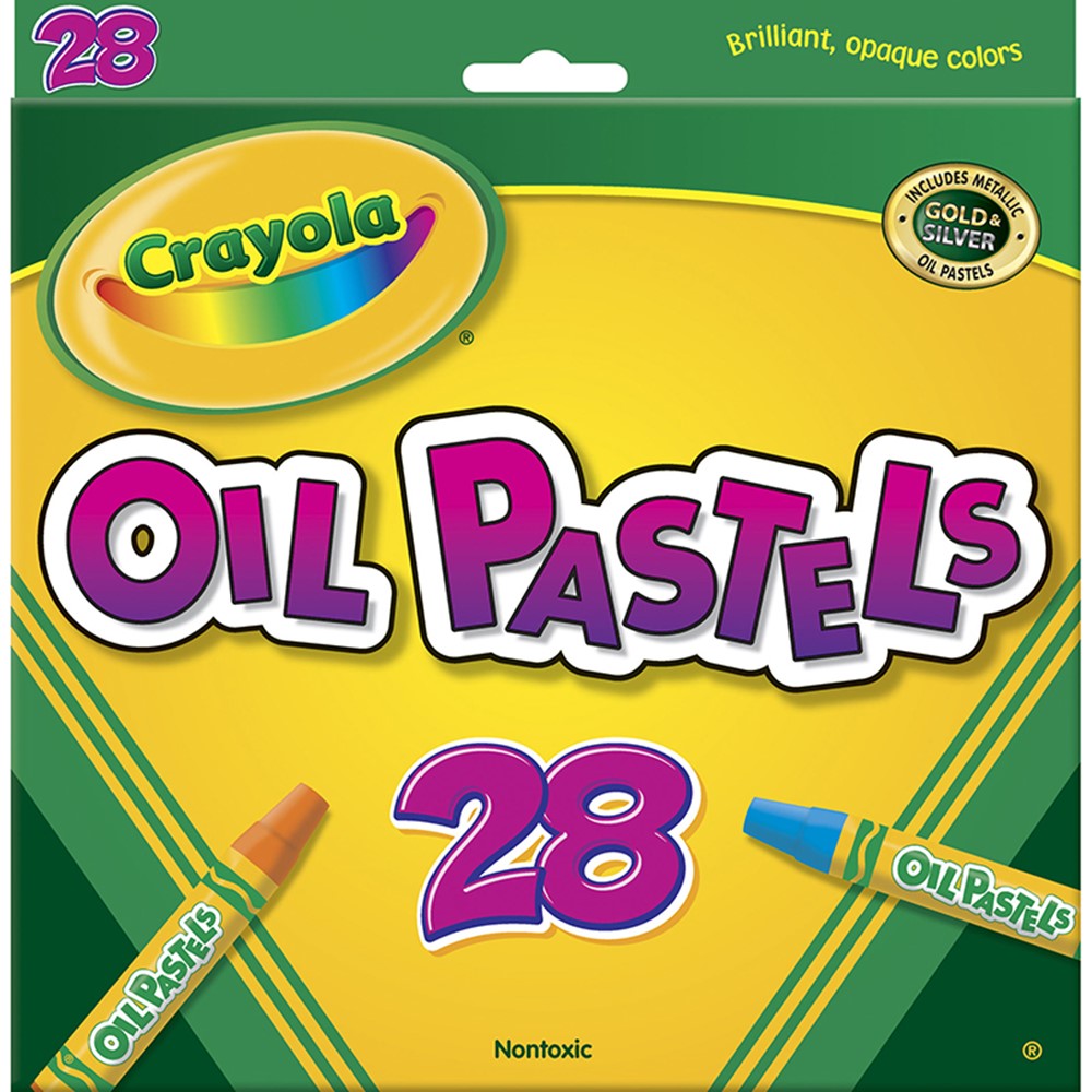 Crayola Oil Pastels NEON 12 count Pack, Set of 2, Arts, Crafts, Projects