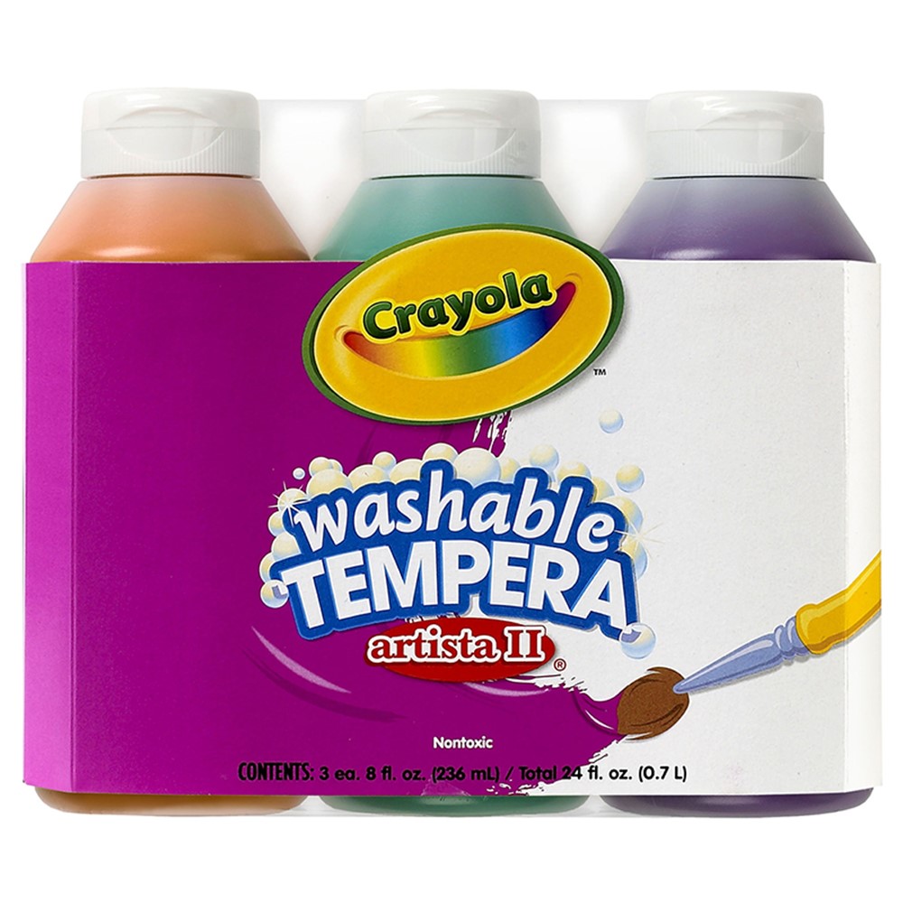 Crayola Artista II Washable Tempera Paint 16oz Purple/Violet