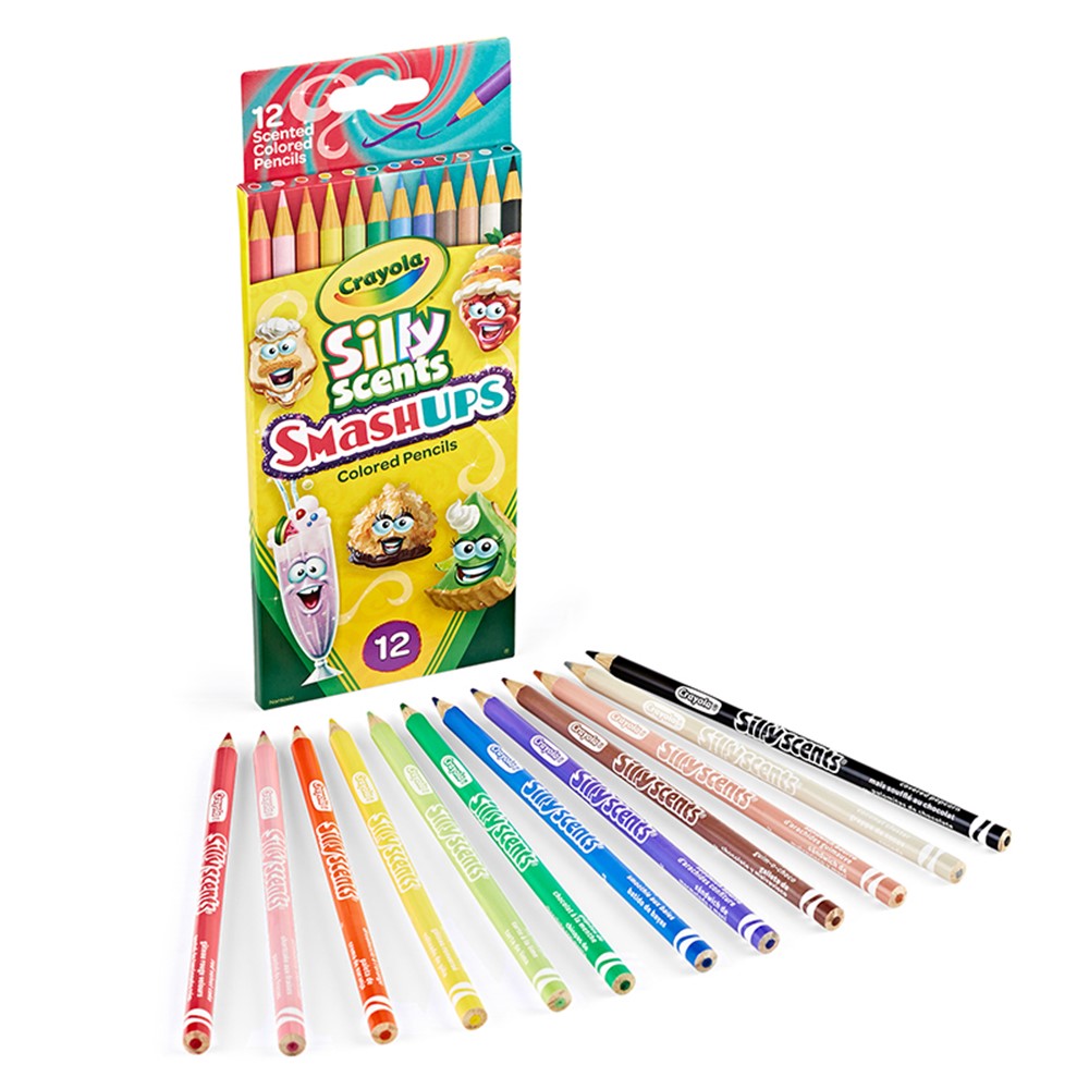 Crayola Silly Scents Twistables Colored Pencils, 12 Count, Ages 3 & Up  (68-7402)