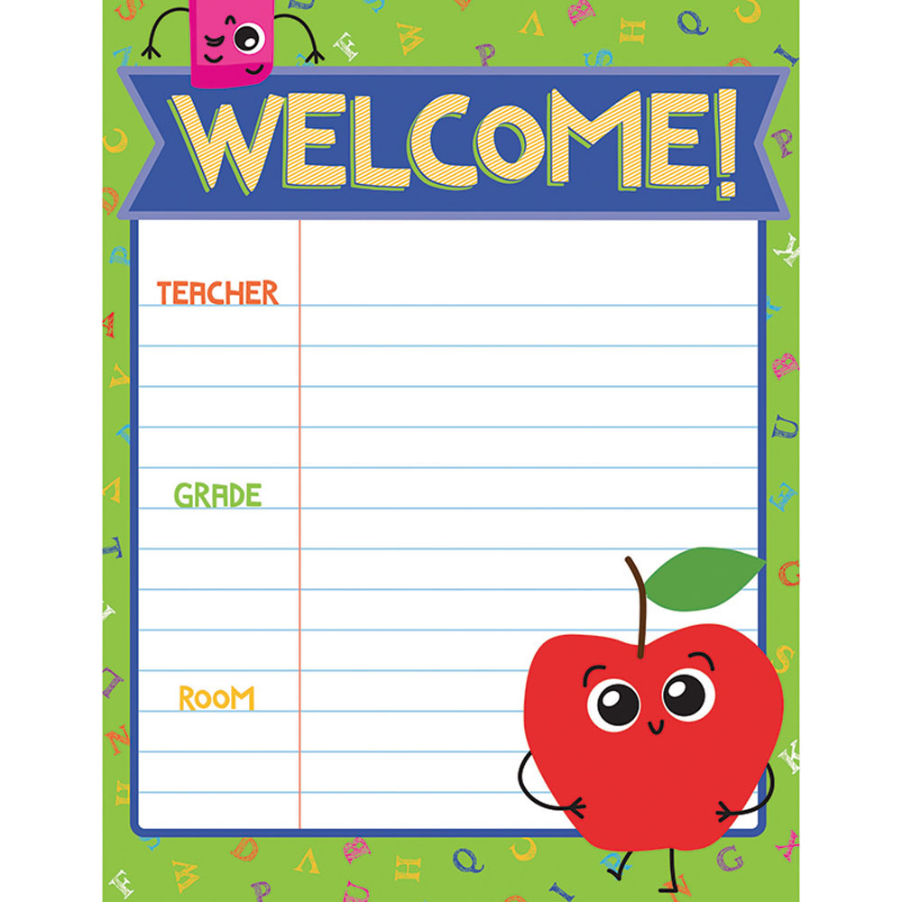Welcome Chart For Classroom