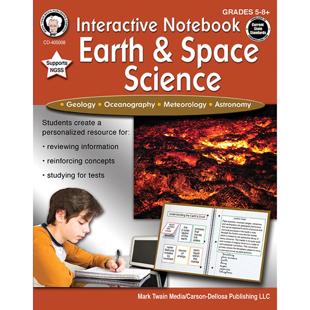 Interactive Notebook: Earth & Space Science, Grades 5-8 - CD-405008