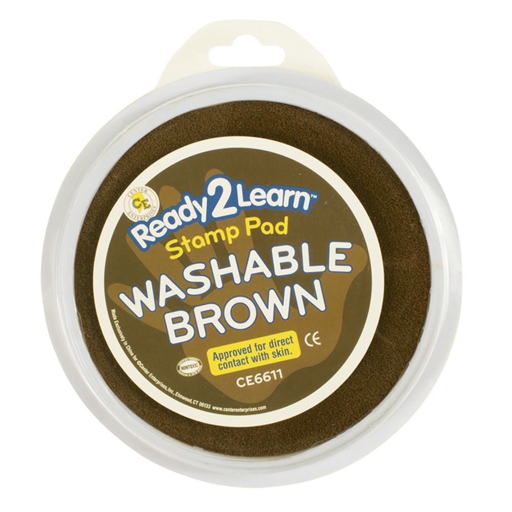 Jumbo Circular Washable Pads, Brown