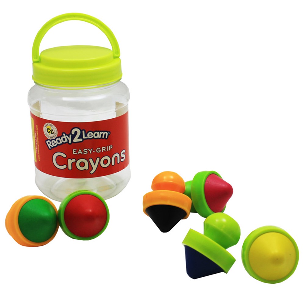 Center Enterprise CE6911 Ready to Learn Easy Grip Crayons (Pack of