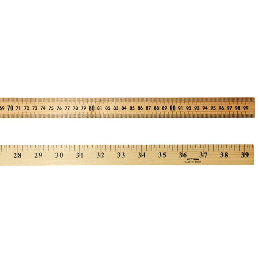 Meter Stick, Wood, Vertical Scale