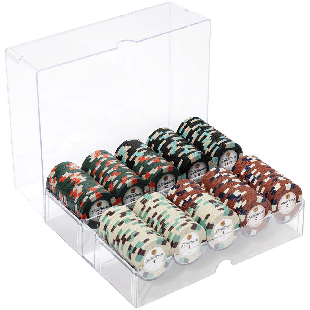 200ct Claysmith Gaming Showdown Chip Set in Acrylic - Hobby Monsters