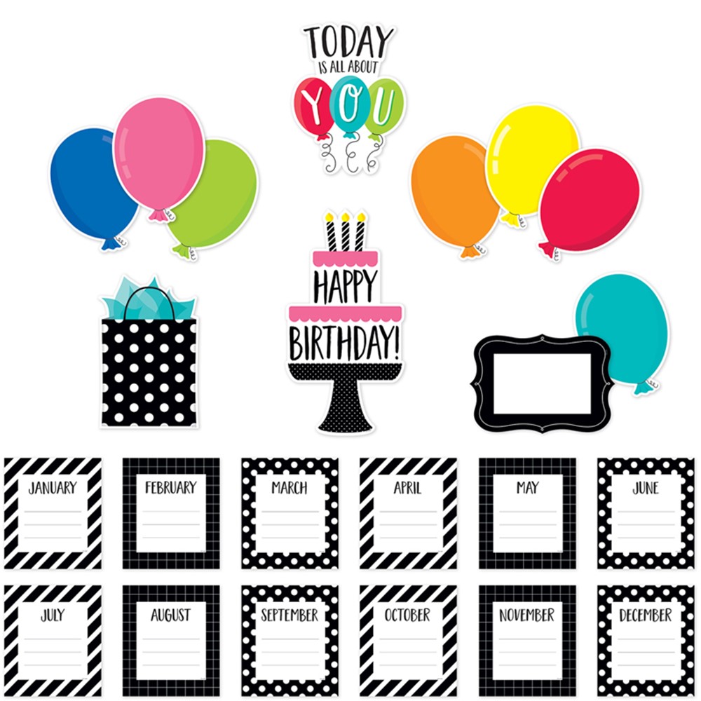 Happy Birthday Mini Bulletin Board Set - CTP10203 | Creative Teaching