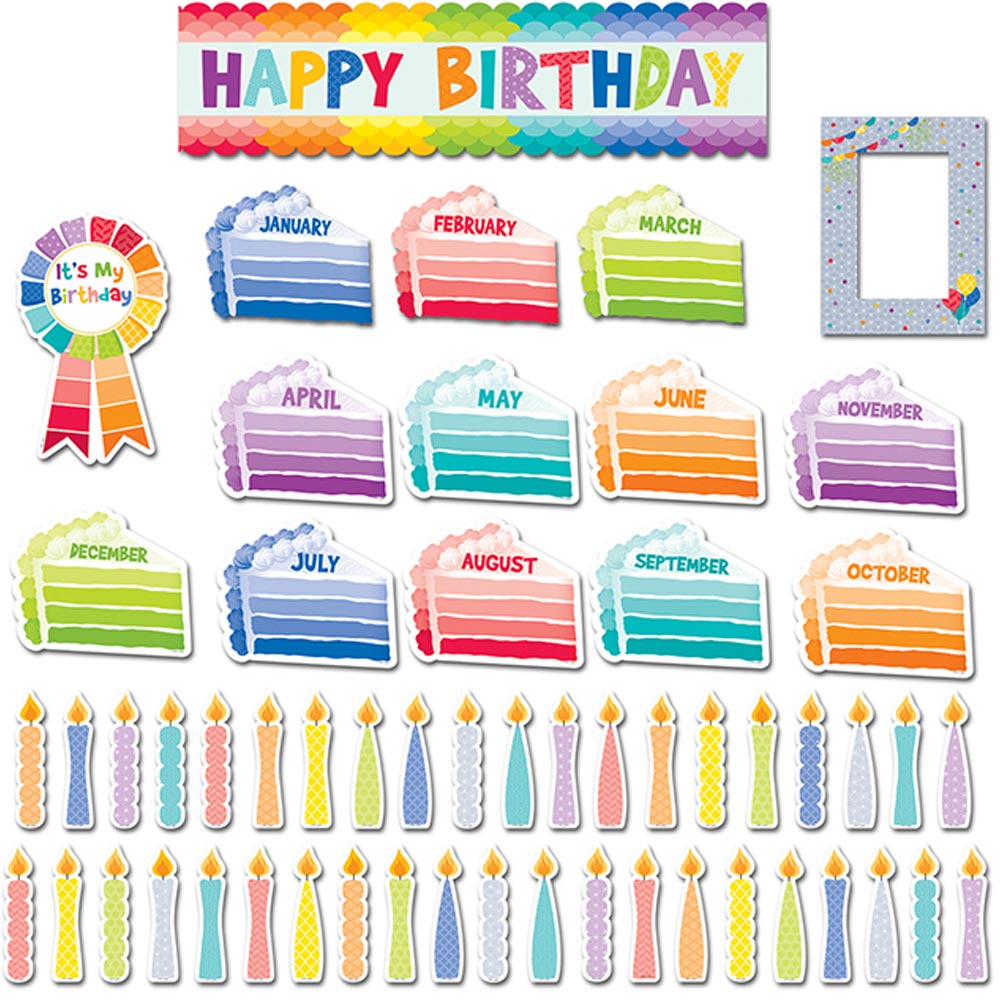 Happy Birthday Mini Bulletin Board Set - Paint Creative Teaching Press ...