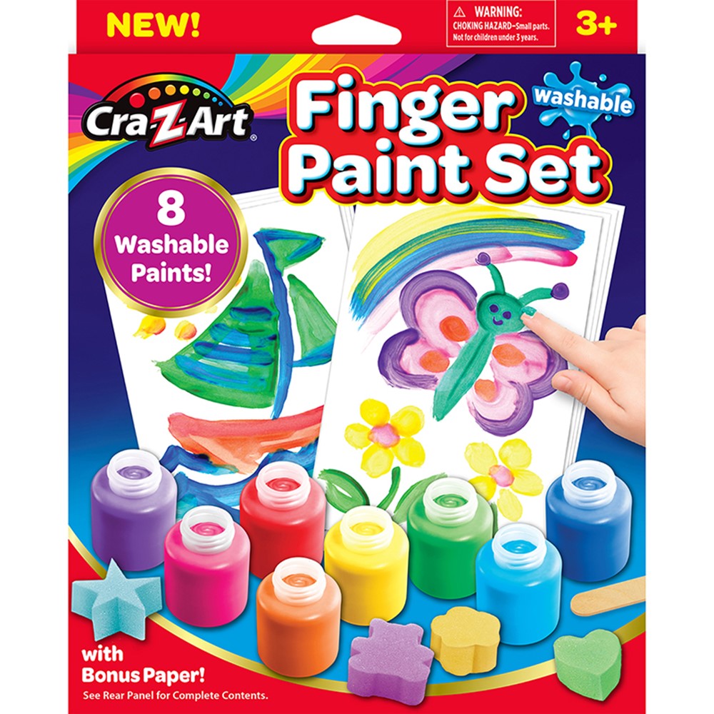 Washable Finger Paint Kit