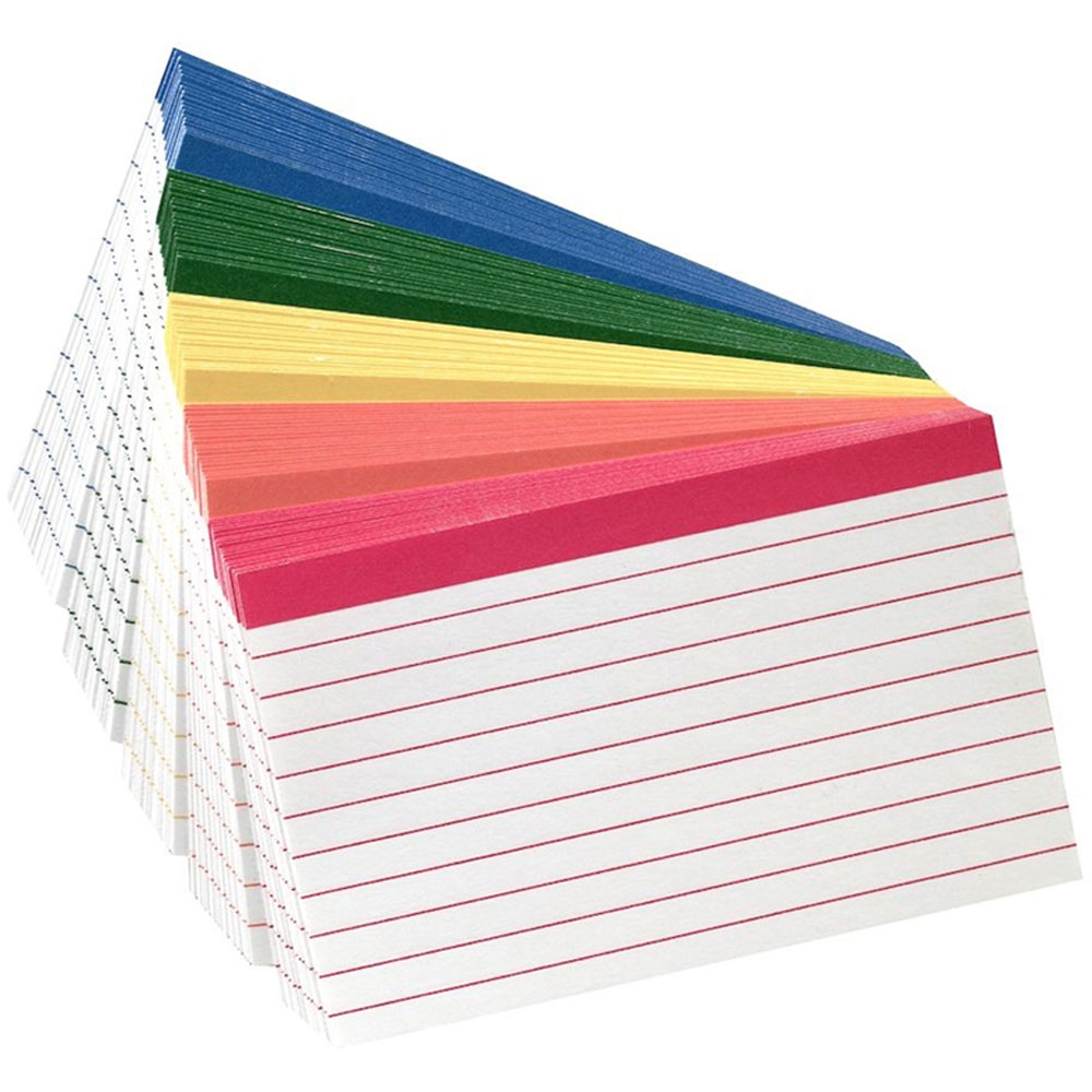 Oxford Color-Coded Index Cards 4X6 - ESS04754