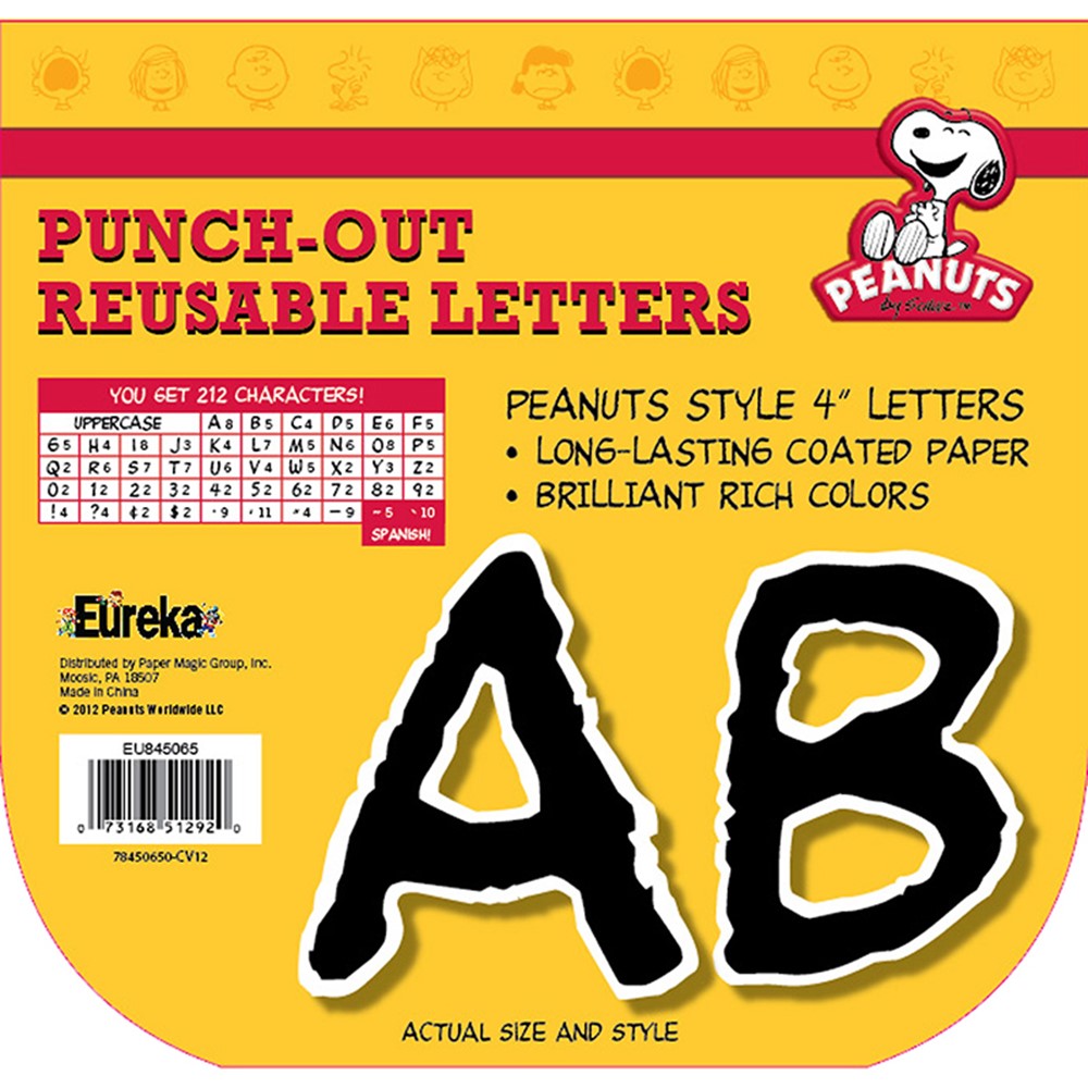 Peanuts Deco Letters, 4