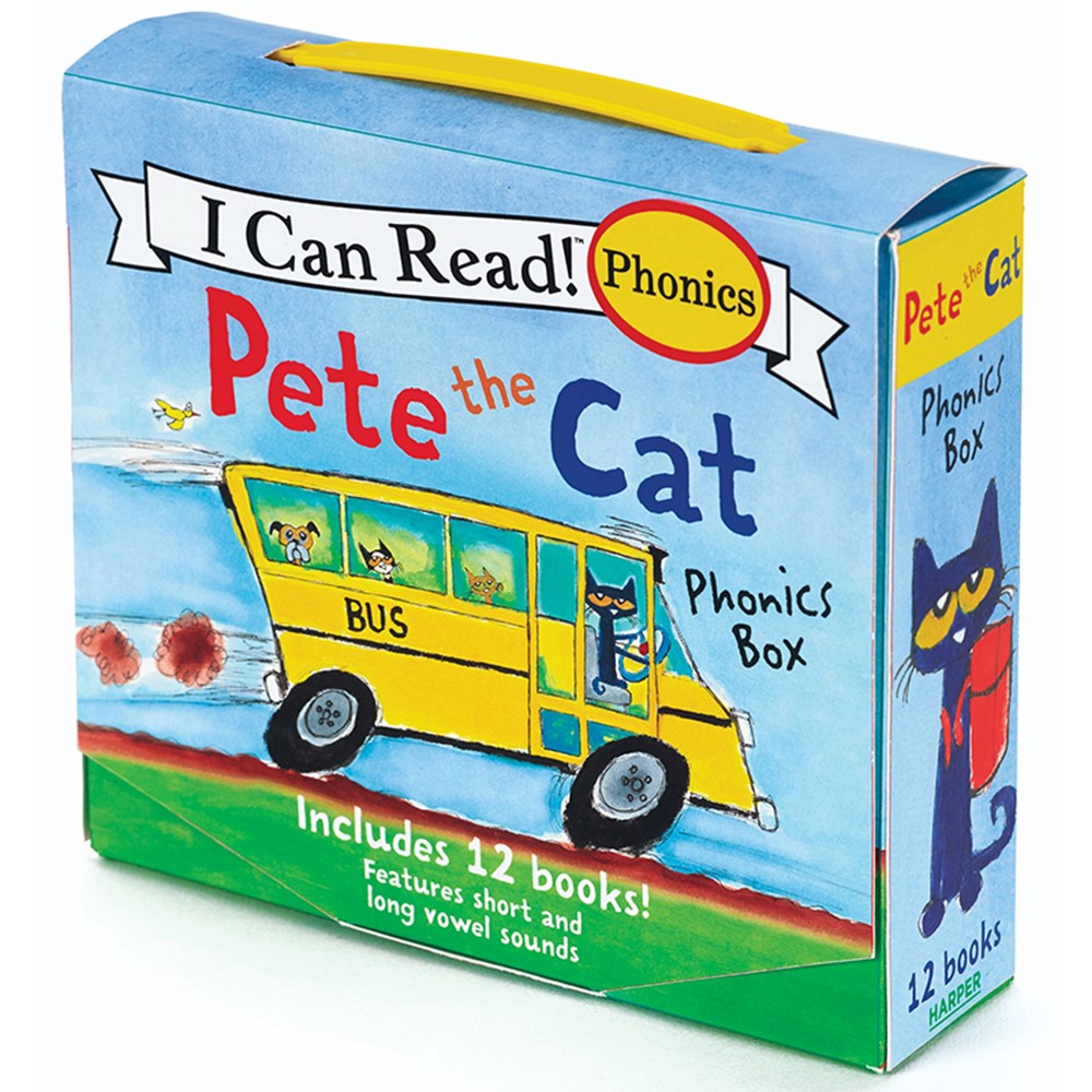 I Can Read! Pete the Cat Phonics Box, Set of 12 Books - HC 