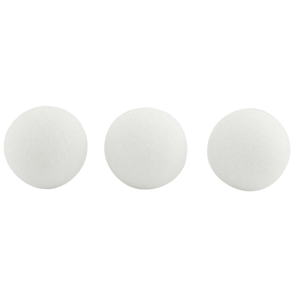Styrofoam Balls, 3-Inch, 12 Per Pack - HYG51103, Hygloss Products Inc.