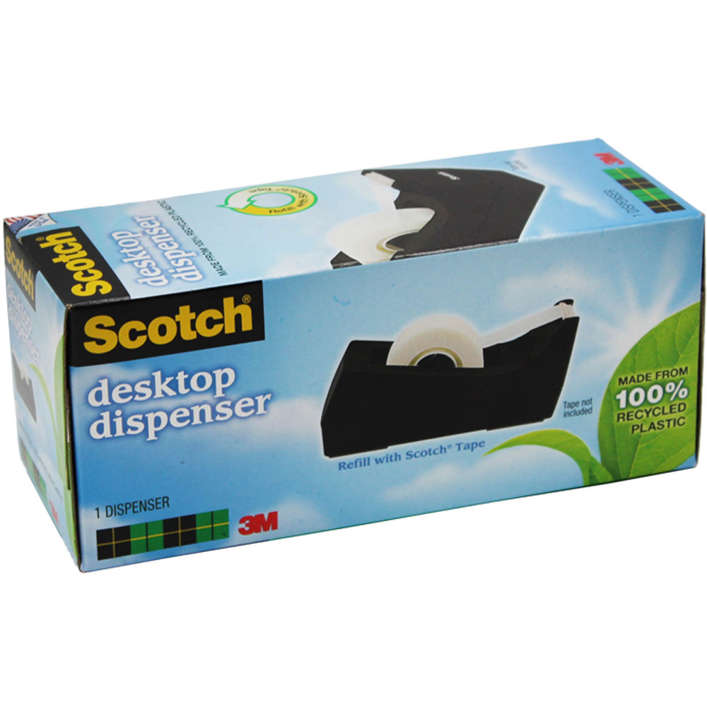 Scotch Tape Dispenser C38 + Scotch Magic Invisible Tape Sticky Tape 4 Rolls  3134375348508