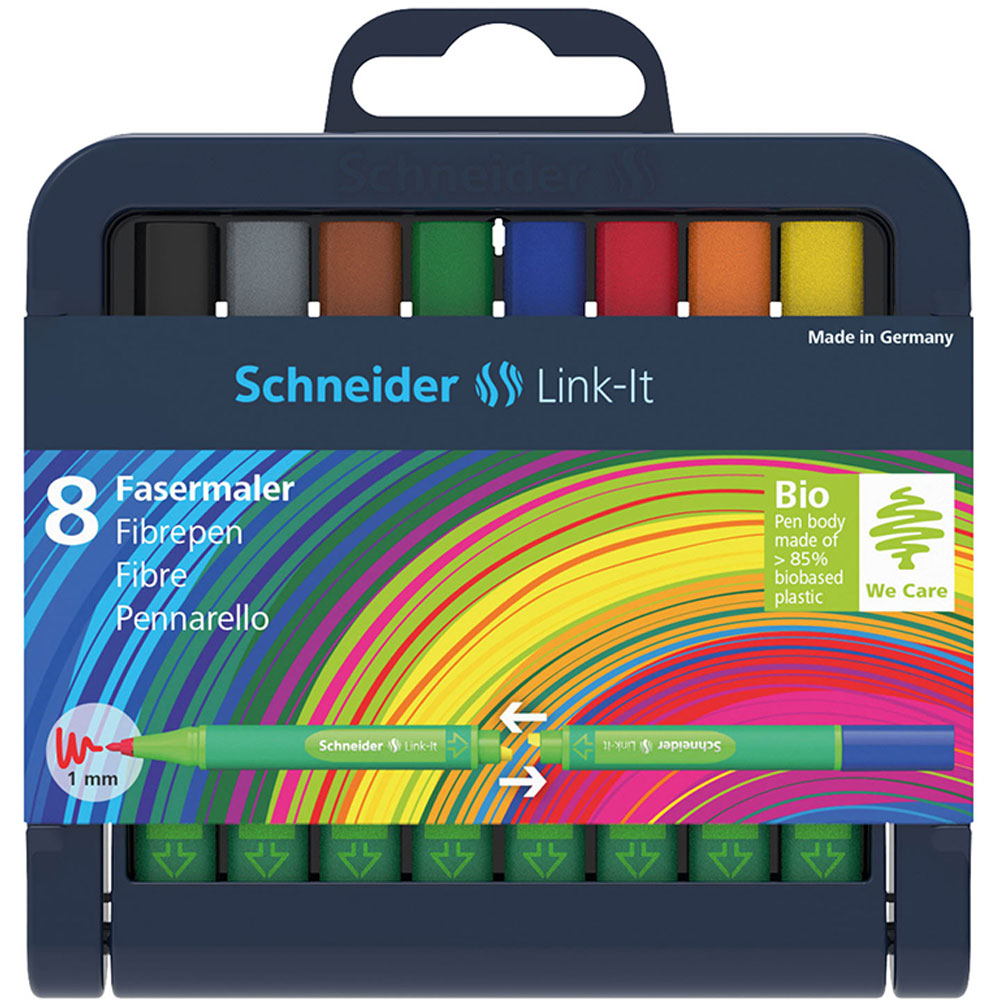 SCHNEIDER LINE-UP FINELINER - available in 14 brilliant colors; 0.4mm