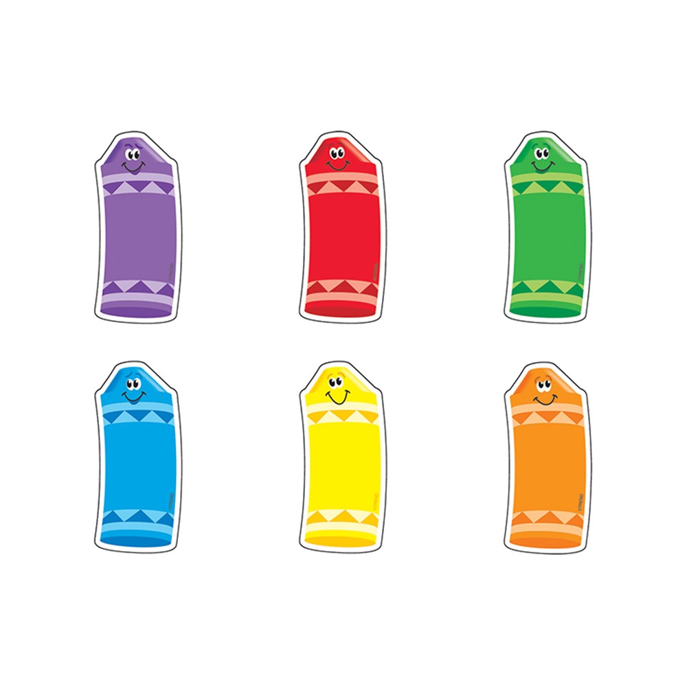 T-10811 36 ct Trend Enterprises Inc Crayons Mini Accents Variety Pack 
