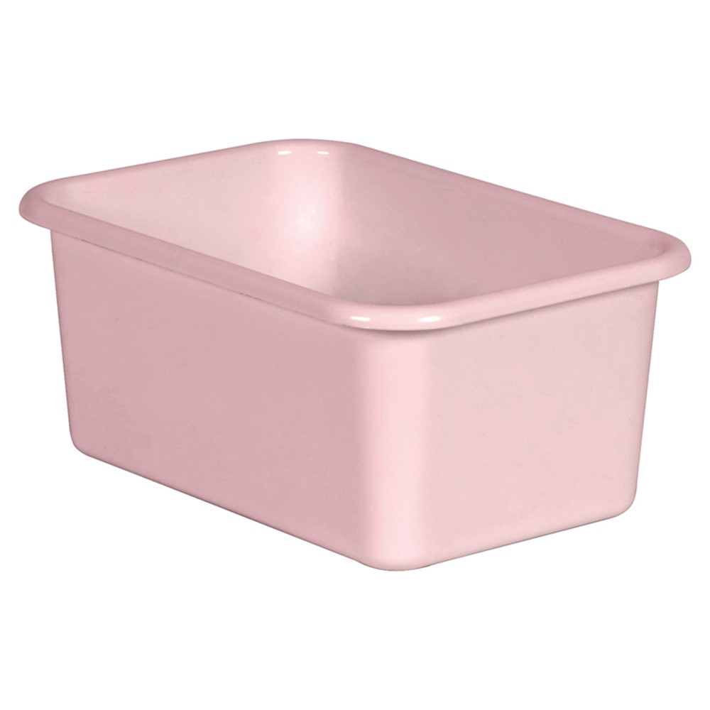 Pink Small Plastic Storage Bin - TCR20384, Teacher Created Resources