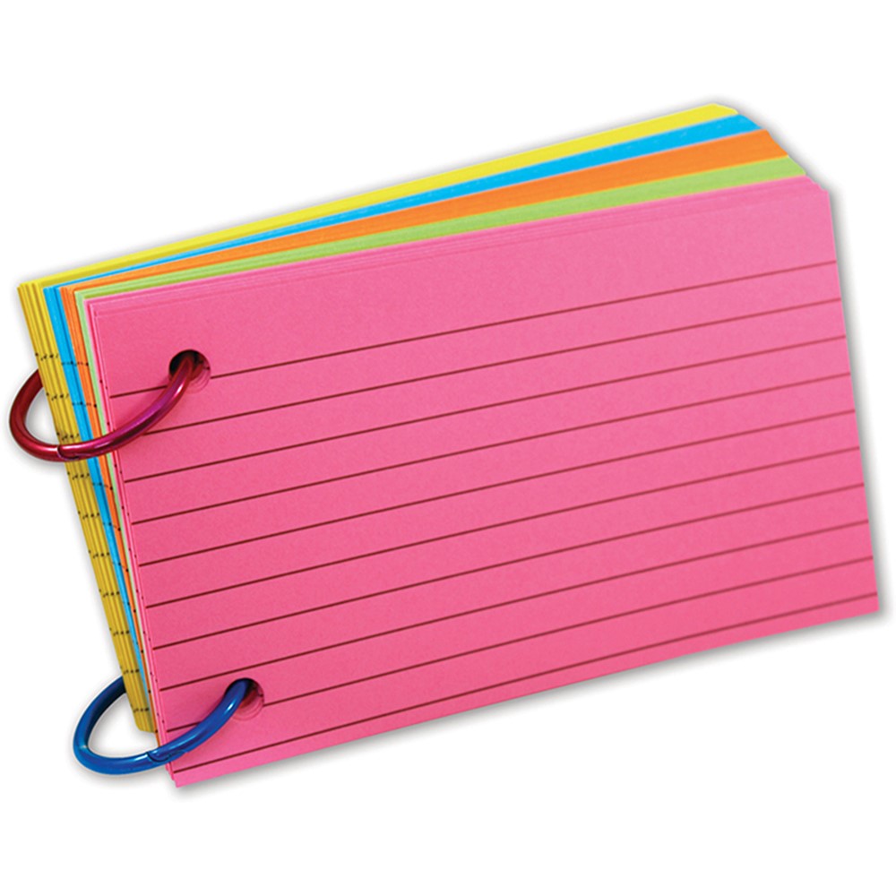 Ring Notes, Lined - TOP3674 | Top Notch Teacher Products | Index Cards