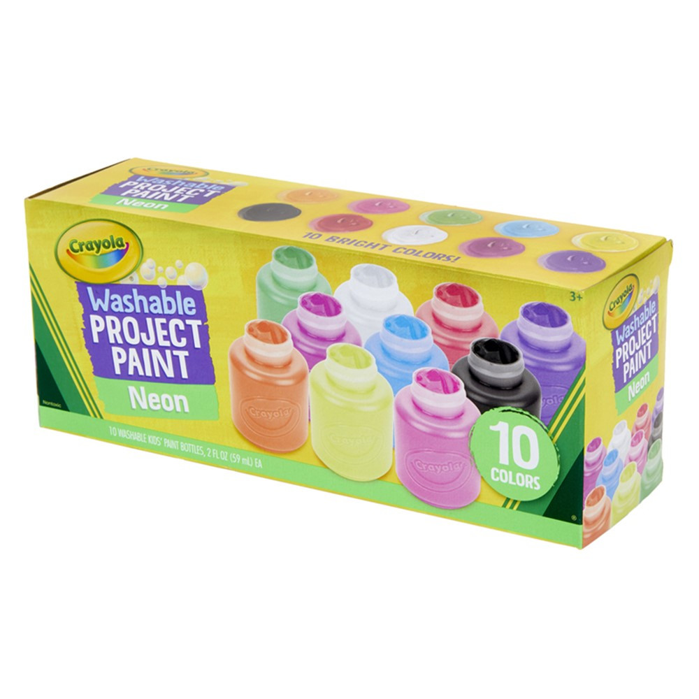 Colors of the World Spill Proof Washable Project Paints, Set of 9