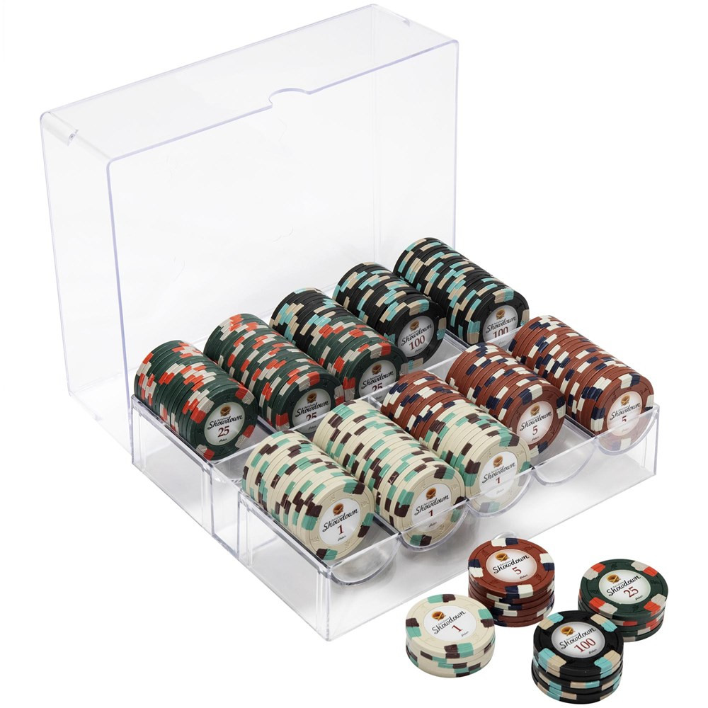 200ct Claysmith Gaming Showdown Chip Set in Acrylic - Hobby Monsters